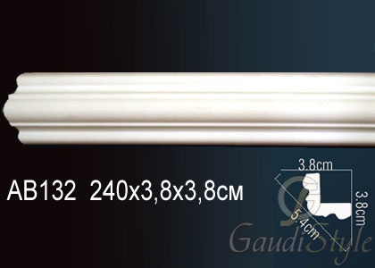 Perfect карниз потолочный гладкий AB132 от магазина Gaudi