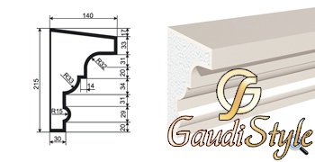 картинка Lepninaplast Подоконник ПВ-215/1 от магазина Gaudi