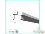 Tesori карниз для подсветки KF705