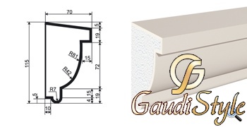картинка Lepninaplast Подоконник ПВ-115/1 от магазина Gaudi