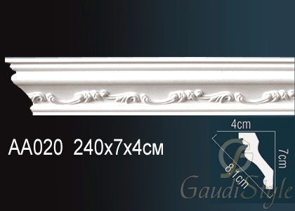 Perfect карниз потолочный с рисунком AA020F от магазина Gaudi