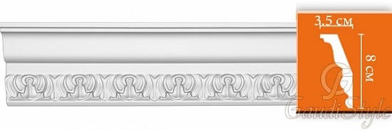 Карниз с орнаментом Decomaster DT 33 гибкий от магазина Gaudi