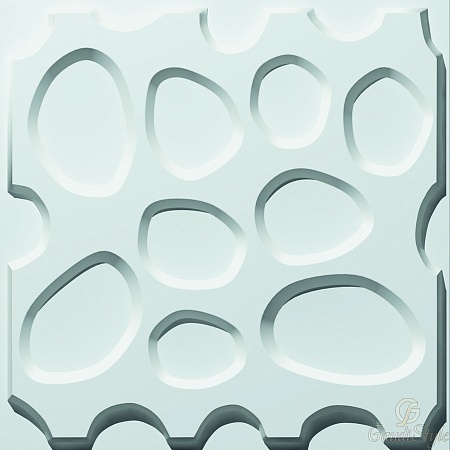 картинка Панель Artpole 3D эко Pebbles бамбук 500x500 мм., 3м2, 1 упак. (12шт) от магазина Gaudi