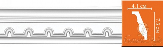 Карниз с орнаментом Decomaster 95112 гибкий от магазина Gaudi