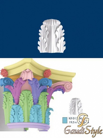 картинка Modus Decor Колонна КЛ017.06 (нижний лист) от магазина Gaudi