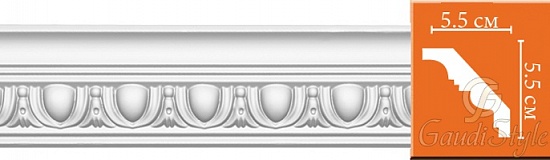 Карниз с орнаментом Decomaster 95613 гибкий от магазина Gaudi