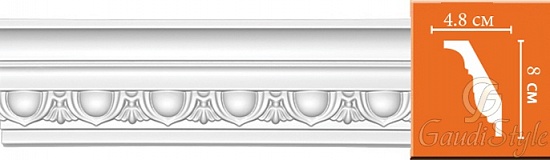 Карниз с орнаментом Decomaster DT 23 гибкий от магазина Gaudi