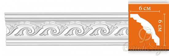 Карниз с орнаментом Decomaster 95610 гибкий от магазина Gaudi