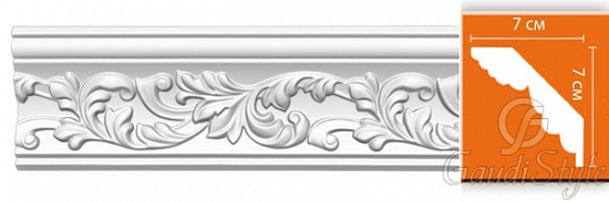 Карниз с орнаментом Decomaster 95775  гибкий от магазина Gaudi