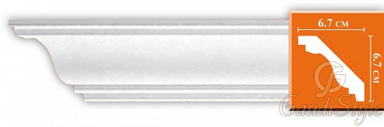 Карниз гладкий Decomaster DS 336A гибкий от магазина Gaudi