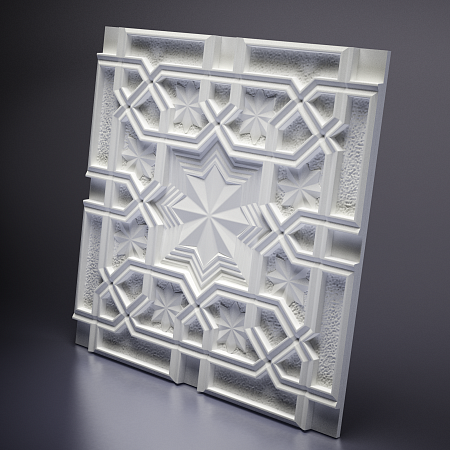 картинка 3D панель из гипса SULTAN, 600x600 мм, 0,36 м2 от магазина Gaudi