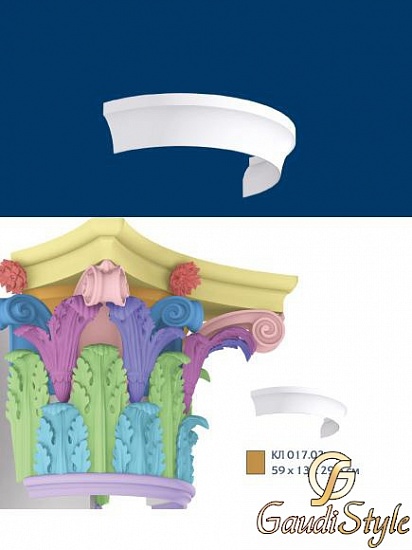 картинка Modus Decor Колонна КЛ017.02 (верхний пояс колокола) от магазина Gaudi